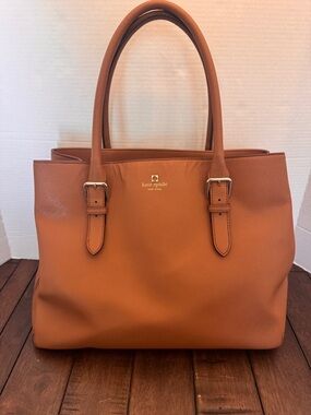 Kate Spade New York Cove Street Tan Safiano Leather Tote